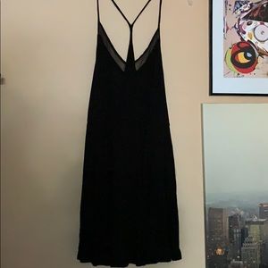 Forever 21 Black Jersey mini dress.